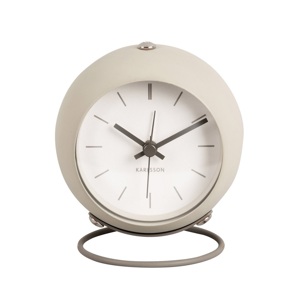 Väckarklocka - Karlsson Nirvana Globe Varmgrå