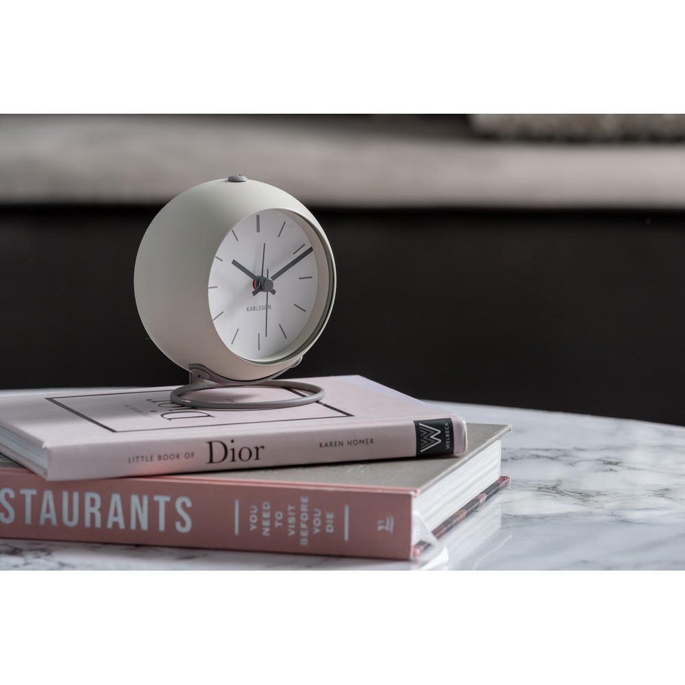 Väckarklocka - Karlsson Nirvana Globe Varmgrå