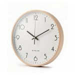 Väggklocka - Beyond Time Legna Ljust Trä Vit