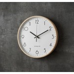 Väggklocka - Beyond Time Legna Ljust Trä Vit