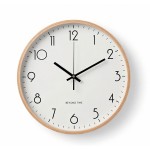 Väggklocka - Beyond Time Legna Ljust Trä Vit