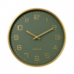 Väggklocka - Beyond Time Dorado Guld Grön