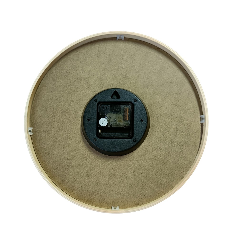 Väggklocka - Beyond Time Legna Ljust Trä Vit