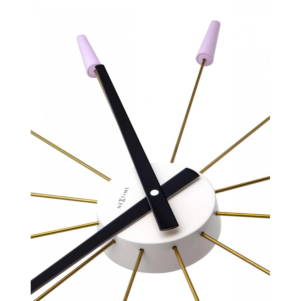 Väggklocka - NeXtime Plug Inn Lavendel
