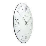 Väggklocka - NeXtime Basic Dome Vit