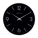 Väggklocka - NeXtime Basic Dome Svart