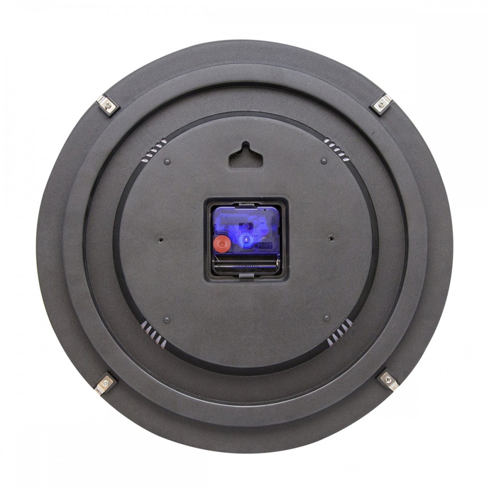 Väggklocka - NeXtime Basic Dome Svart