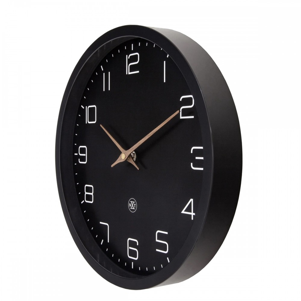 Väggklocka - NeXtime Eco Svart