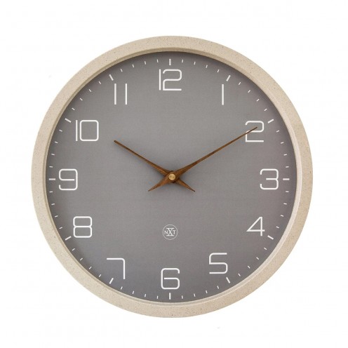 Väggklocka - NeXtime Eco Beige
