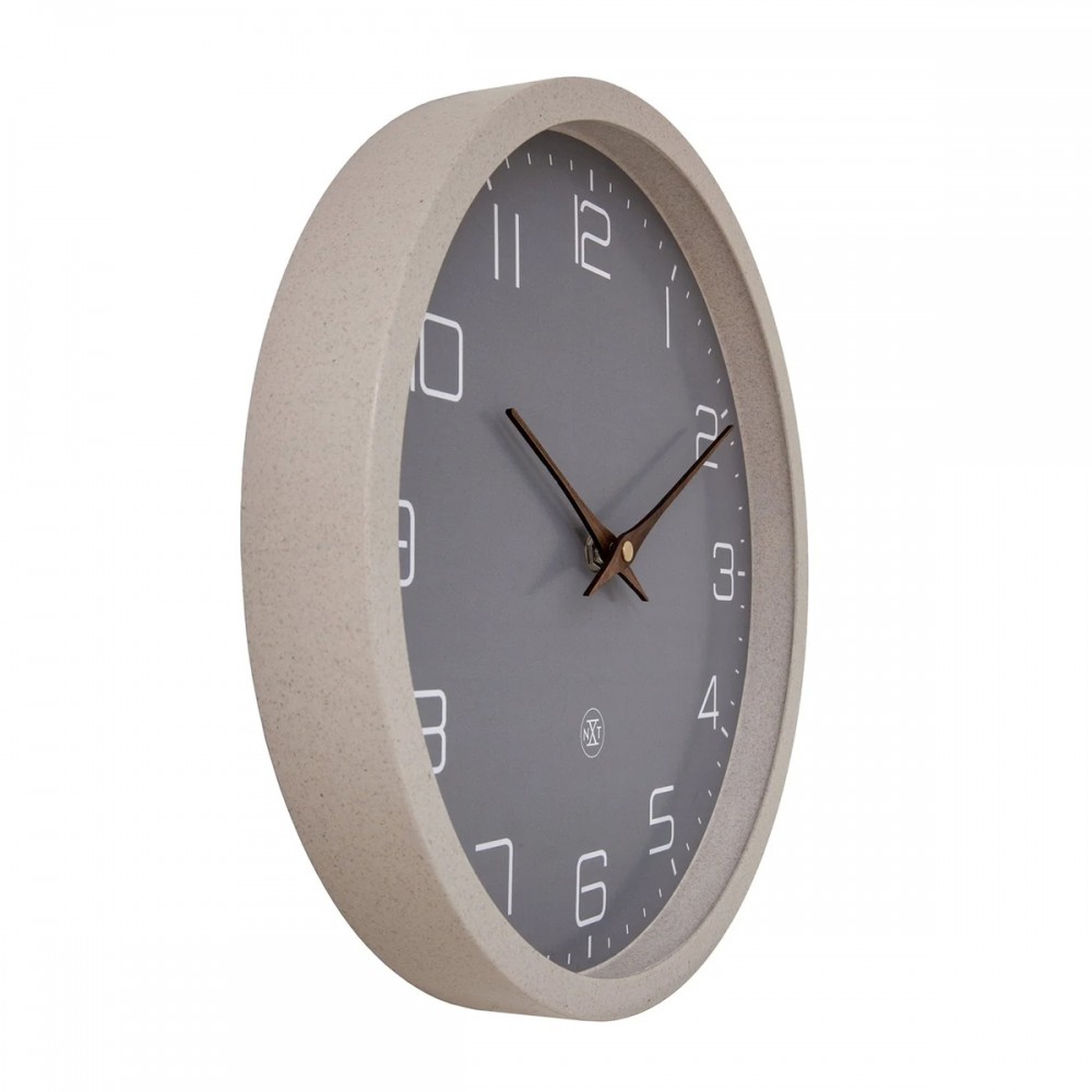 Väggklocka - NeXtime Eco Beige
