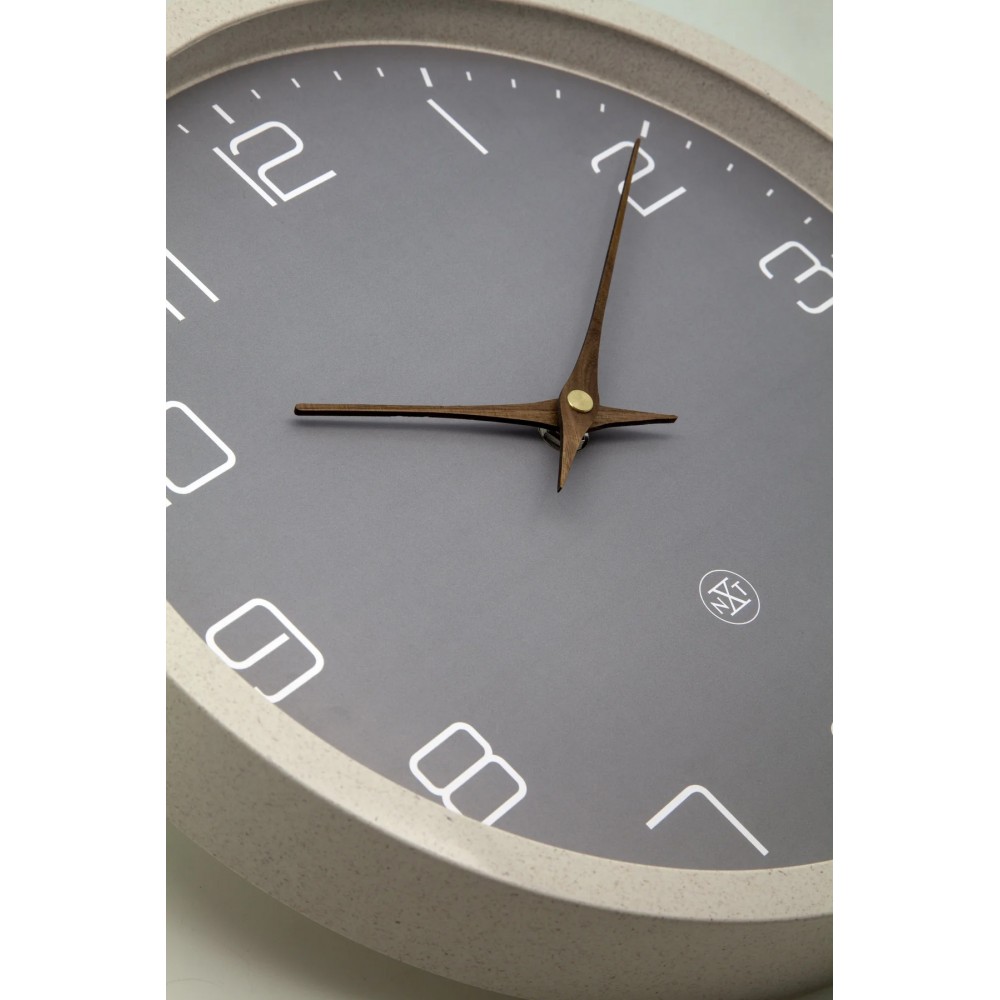 Väggklocka - NeXtime Eco Beige