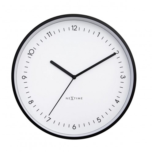 Väggklocka - NeXtime Berlin Vit