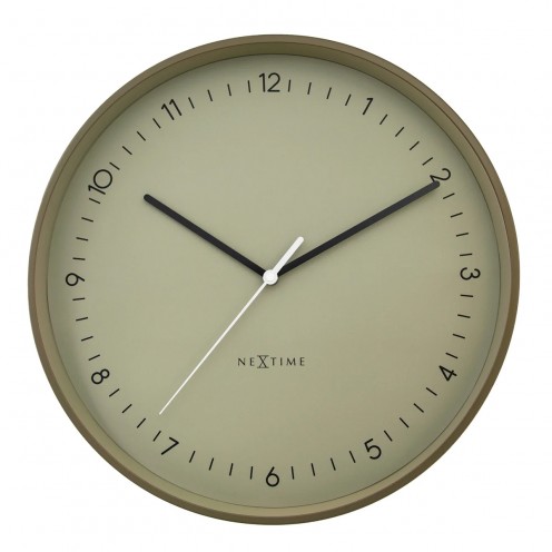 Väggklocka - NeXtime Berlin Khaki