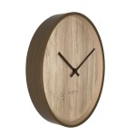 Väggklocka - NeXtime Oslo Ljusbrun