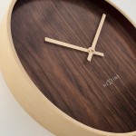 Väggklocka - NeXtime Oslo Brun