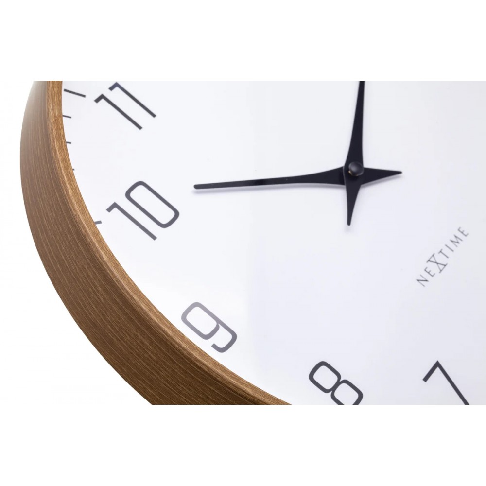 Väggklocka - NeXtime Lyra Vit