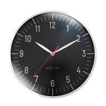 Väggklocka - NeXtime Frankfurt Svart