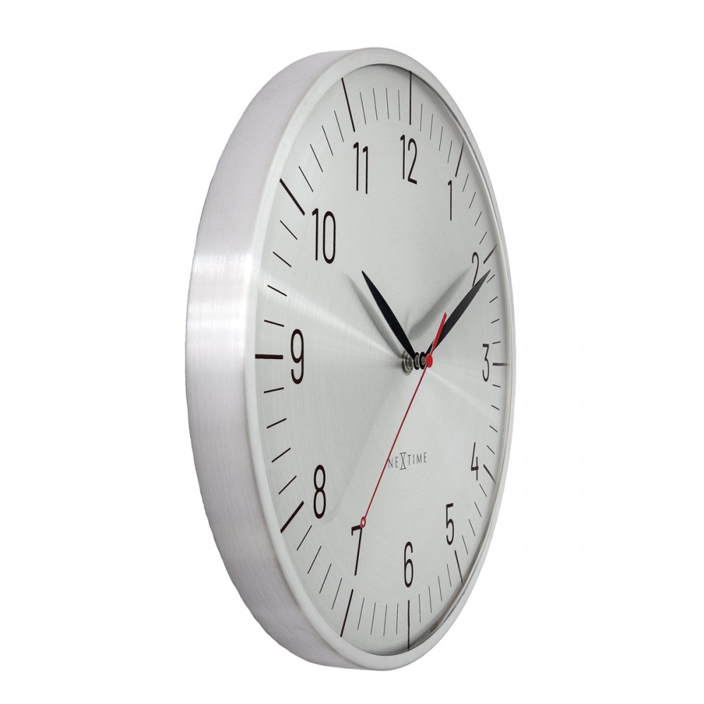 Väggklocka - NeXtime Frankfurt Silver