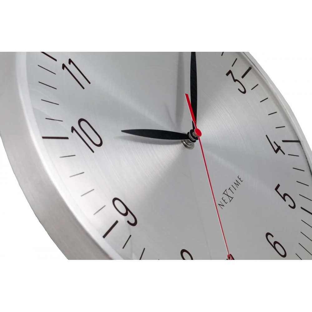 Väggklocka - NeXtime Frankfurt Silver