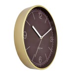 Väggklocka - NeXtime Nova Guld/Brun